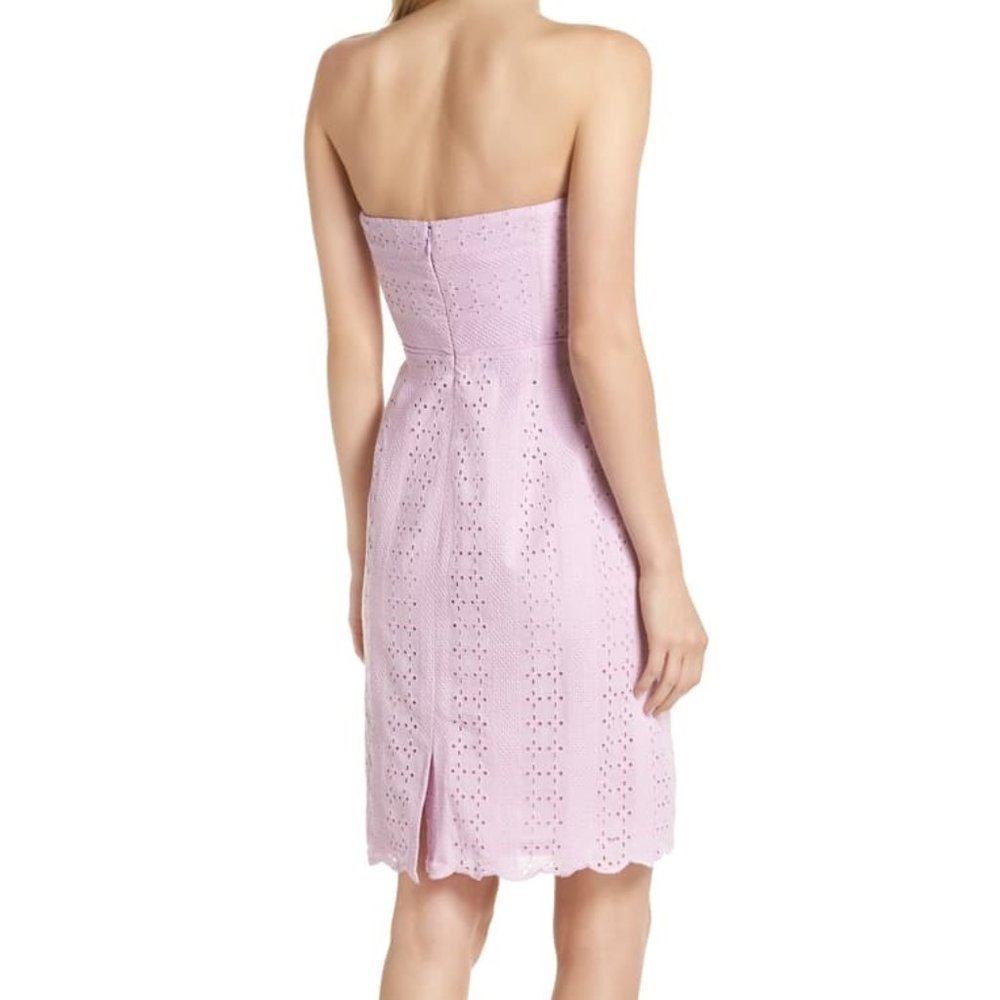 💥 J.Crew Strapless Eyelet Sheath Dress - Picture 2 of 8